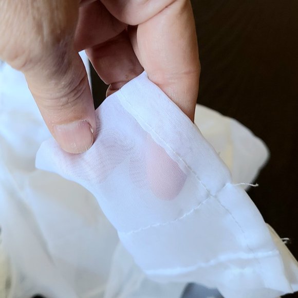 Vintage curtain with lace. - Picture 11 of 12